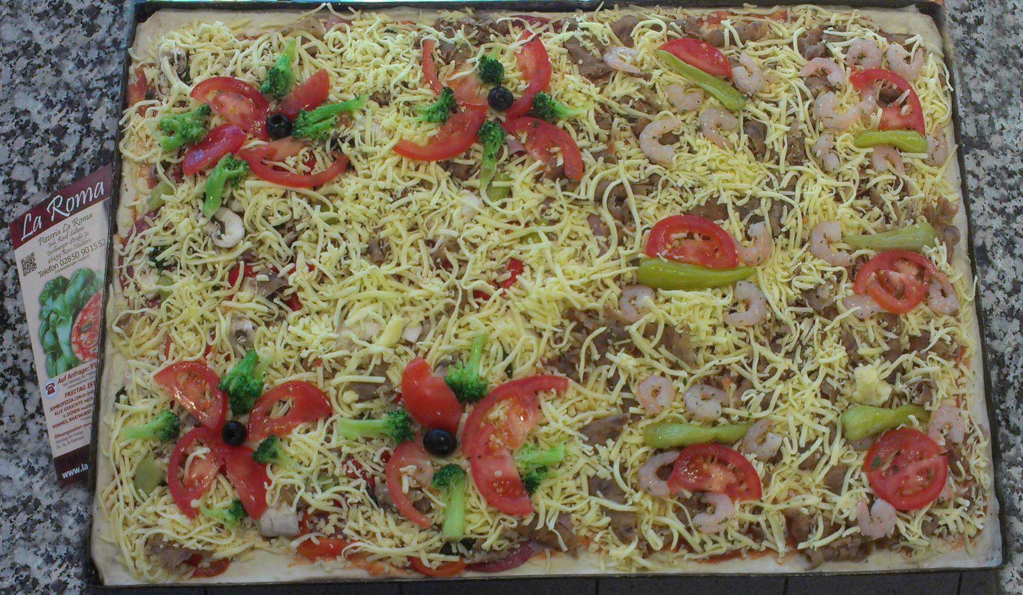 La-Roma Pizza-Partyblech 253-254