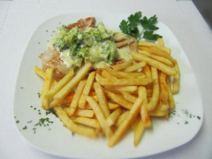 Pizzeria La-Roma Rees-Haldern: Pizza 404_H�hnchenbrust