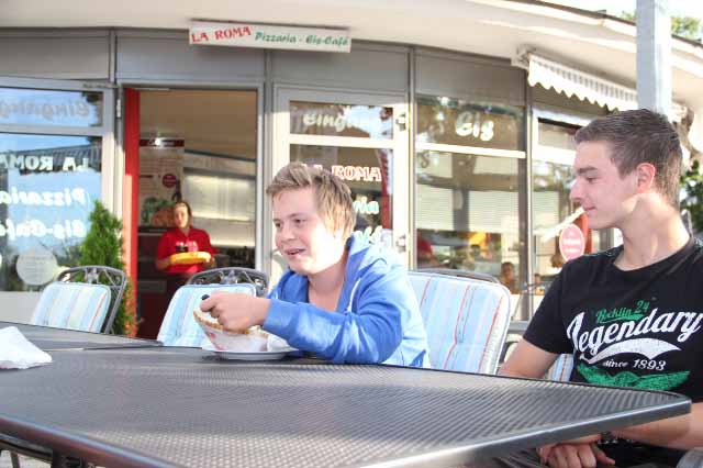 Pizzeria La Roma Rees Haldern: Au�enbereich